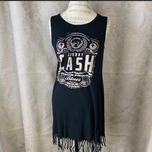 Johnny Cash fringe dress